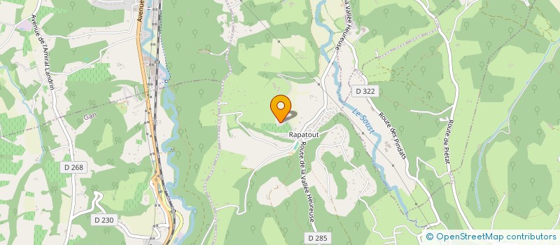 localisation de l'entreprise SCI LB 26  GELOS