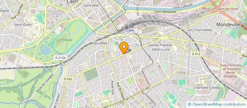 localisation de l'entreprise SCI LB à CAEN