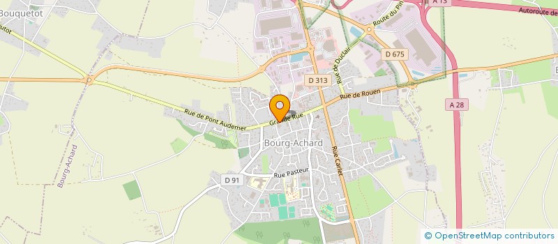 localisation de l'entreprise SCI LB  BOURG-ACHARD