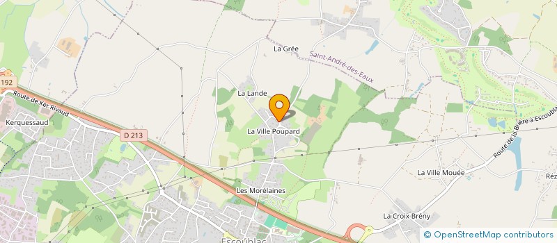 localisation de l'entreprise SCI LB  LA BAULE-ESCOUBLAC