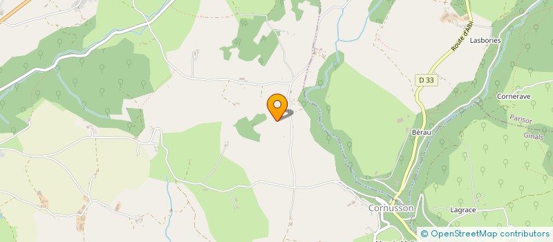 localisation de l'entreprise SCI LB  CAYLUS