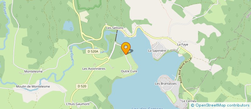 localisation de l'entreprise SCI LB à MONTSAUCHE LES SETTONS
