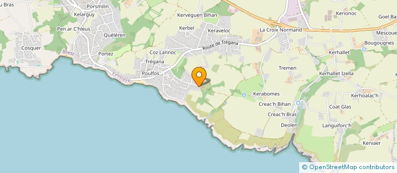 localisation de l'entreprise SCI LB  LOCMARIA-PLOUZANE