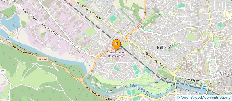 localisation de l'entreprise SCI LB  BILLERE