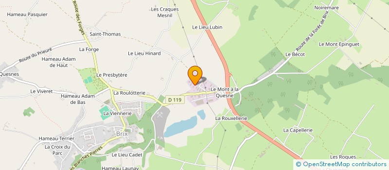 localisation de l'entreprise SCI LB  BRIX