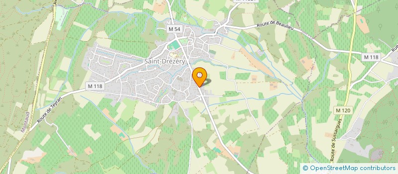 localisation de l'entreprise SCI LB  SAINT-DREZERY