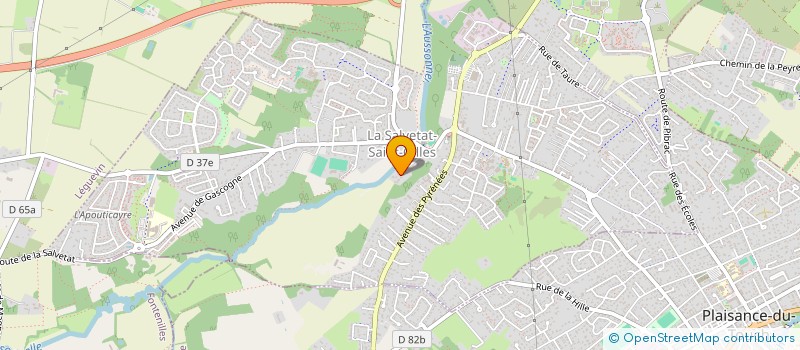 localisation de l'entreprise SCI LB  LA SALVETAT-SAINT-GILLES