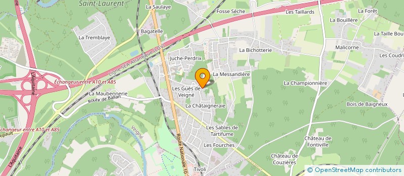 localisation de l'entreprise SCI LB 90 à VEIGNE