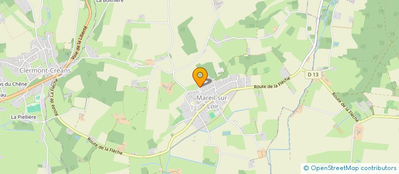 localisation de l'entreprise SCI LB  MAREIL-SUR-LOIR