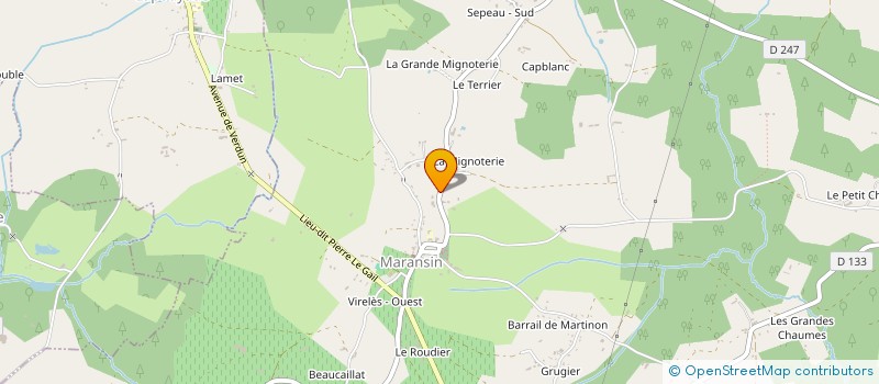 localisation de l'entreprise SCI LB  LES PEINTURES