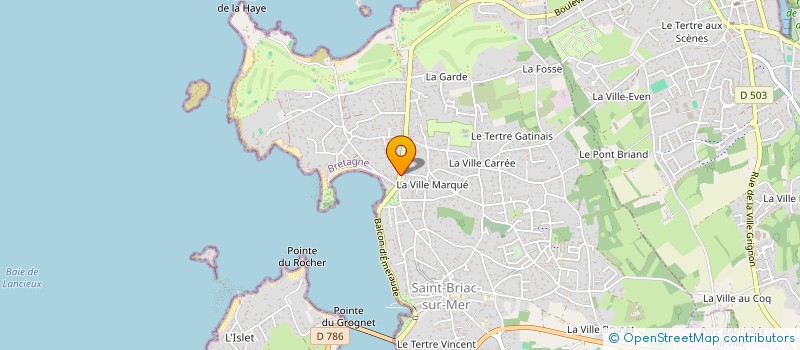 localisation de l'entreprise SCI LB EMILIE  SAINT-BRIAC-SUR-MER