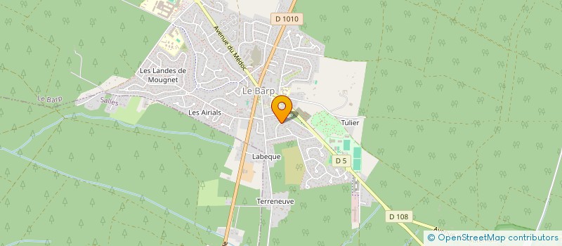 localisation de l'entreprise SCI LB IMMO  LE BARP