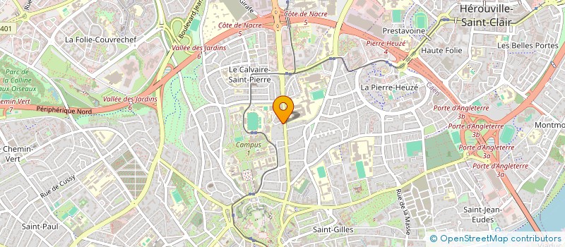 localisation de l'entreprise SCI LB IMMOBILIER à CAEN