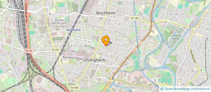 localisation de l'entreprise SCI LB LOC  HNHEIM