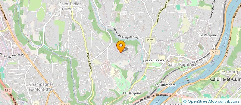 localisation de l'entreprise SCI LB MARTINIERE  SAINT-CYR-AU-MONT-D'OR