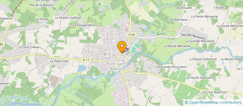 localisation de l'entreprise SCI LB-PSM  PONT-SAINT-MARTIN