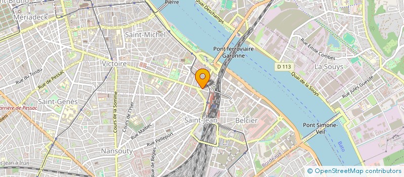 localisation de l'entreprise SCI LB1  BORDEAUX