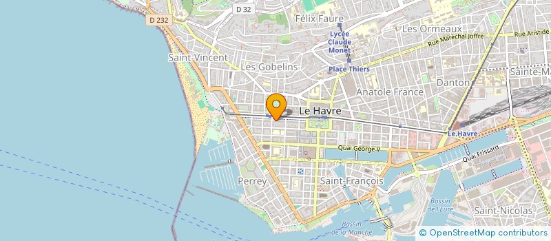 localisation de l'entreprise SCI LB2 à LE HAVRE