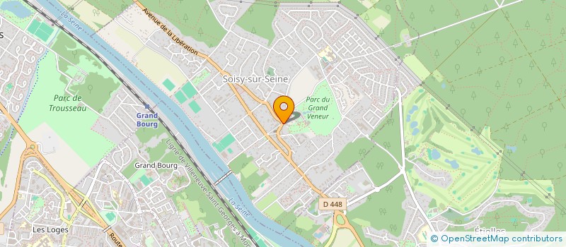 localisation de l'entreprise SCI LB2 à SOISY-SUR-SEINE