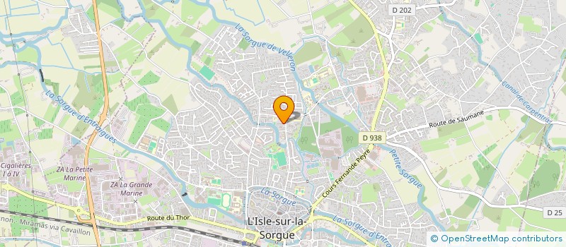 localisation de l'entreprise SCI LB84  L'ISLE-SUR-LA-SORGUE