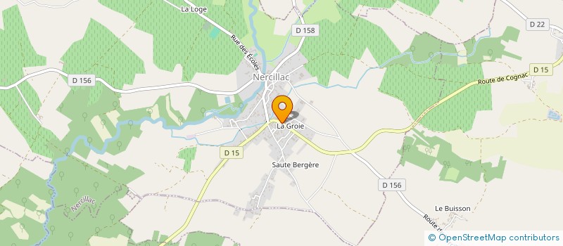 localisation de l'entreprise SCI LBAC à NERCILLAC