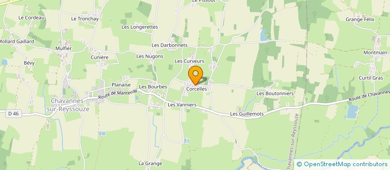 localisation de l'entreprise SCI LBC  GORREVOD