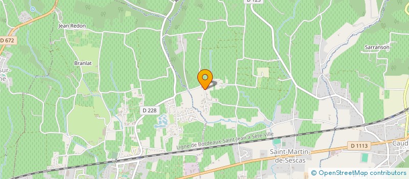 localisation de l'entreprise SCI LBC  SAINT-MARTIN-DE-SESCAS