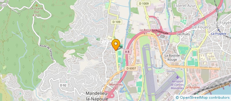localisation de l'entreprise SCI LBC à MANDELIEU-LA-NAPOULE