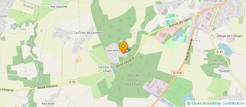 localisation de l'entreprise SCI LBC à HERBIGNAC