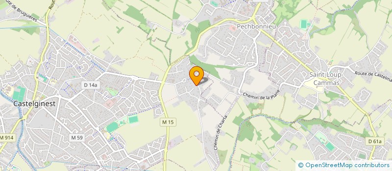 localisation de l'entreprise SCI LBC  CASTELGINEST