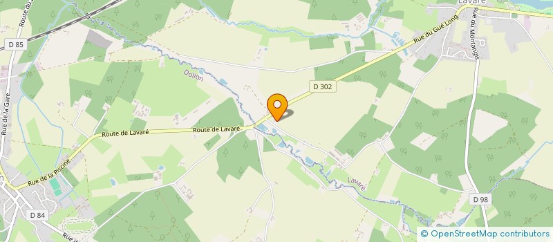 localisation de l'entreprise SCI LBC  LAVARE