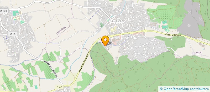 localisation de l'entreprise SCI LBCM  CAVEIRAC