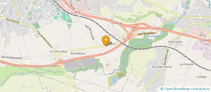 localisation de l'entreprise SCI LBDA  TREGUEUX