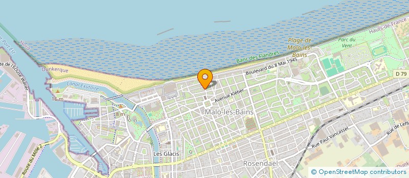 localisation de l'entreprise SCI LBDK à DUNKERQUE