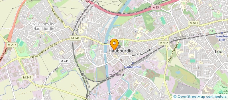 localisation de l'entreprise SCI LBDL  HAUBOURDIN