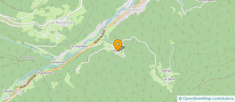 localisation de l'entreprise SCI LBDV  VOCANCE