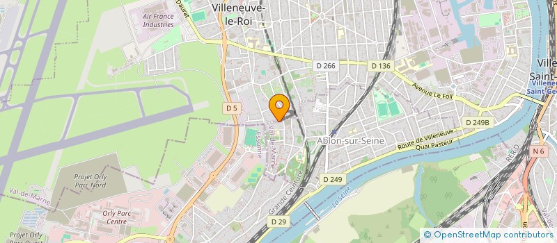 localisation de l'entreprise SCI LBE  ABLON-SUR-SEINE