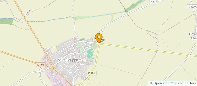 localisation de l'entreprise SCI LBEJ  SAINT-SOUPPLETS