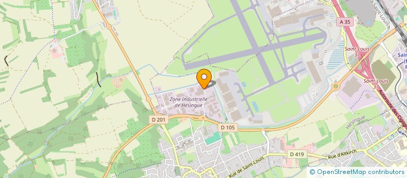 localisation de l'entreprise SCI LBFP  HESINGUE