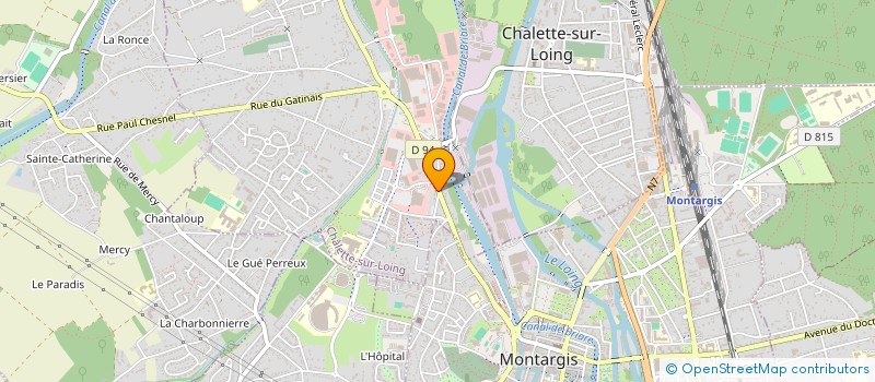 localisation de l'entreprise SCI LBG  CHALETTE-SUR-LOING