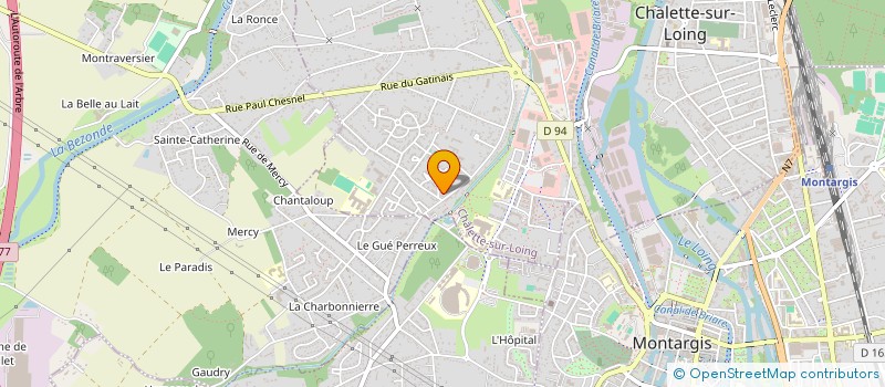 localisation de l'entreprise SCI LBI à CHALETTE-SUR-LOING