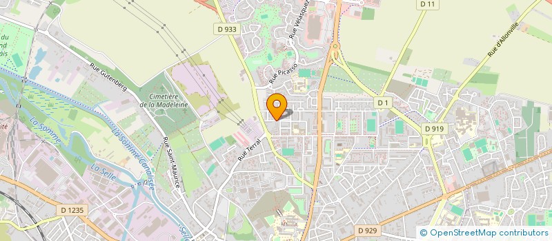 localisation de l'entreprise SCI LBI à AMIENS