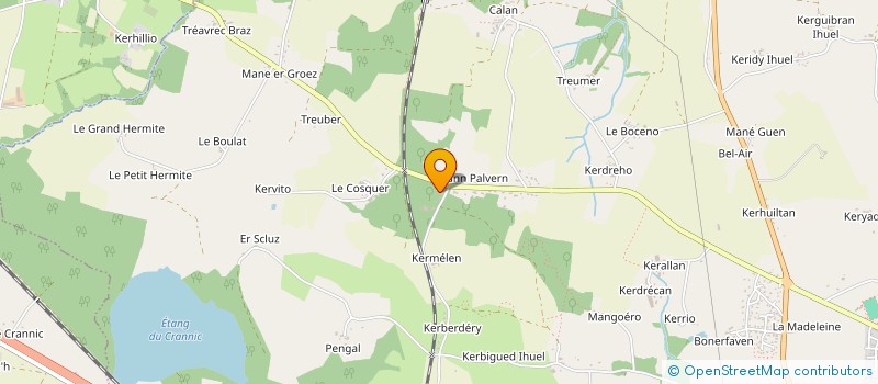 localisation de l'entreprise SCI LBI à AURAY
