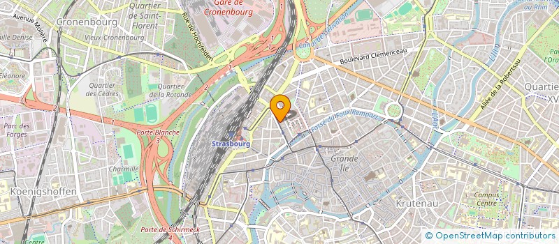 localisation de l'entreprise SCI LBI  STRASBOURG