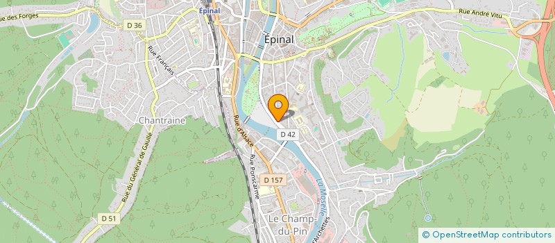 localisation de l'entreprise SCI LBJB à EPINAL