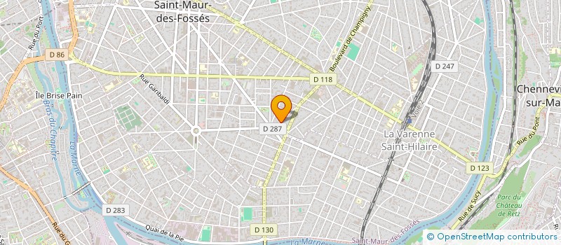 localisation de l'entreprise SCI LBK à SAINT-MAUR-DES-FOSSES