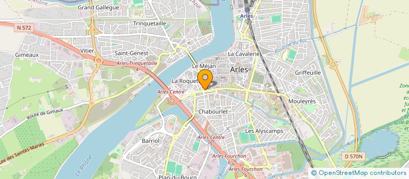 localisation de l'entreprise SCI LBK à ARLES