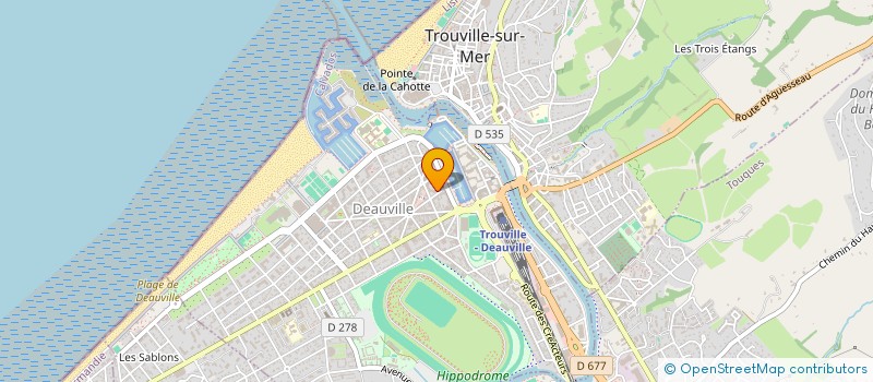 localisation de l'entreprise SCI LBKJB à DEAUVILLE