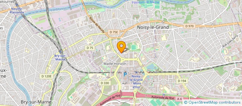 localisation de l'entreprise SCI LBL  NOISY-LE-GRAND