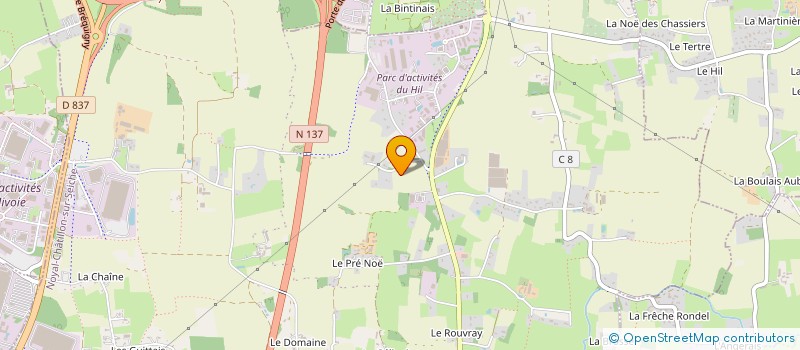 localisation de l'entreprise SCI LBL MORIN  NOYAL-CHATILLON-SUR-SEICHE